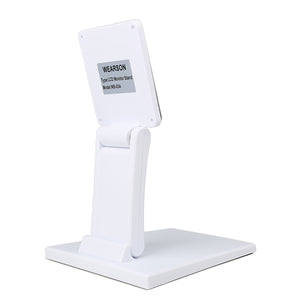 Wearson WS-WA White Adjustable Folding VESA Monitor Stand - Wearson Office Furniture 