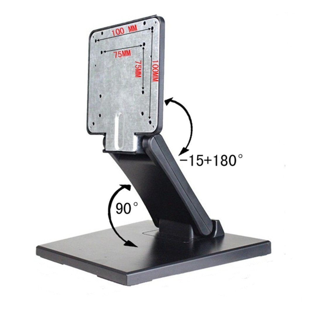 Wearson WS-03S Low Profile Vesa Stand All Metal Holder Sturdy with