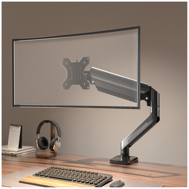 Wearson Curved Monitor Arm Full-Motion - Swivel Tilt Rotation Height Adjustable Monitor Mount Carry up to 20lbs Support 17