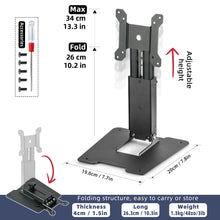 Load image into Gallery viewer, Wearson WS-03T Rotatable Foldable Tiltable Height Adjustable for up to 30 inch Screens - Wearson Office Furniture 